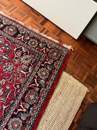 Tappeto Persiano Antico Lana Rosso195x135