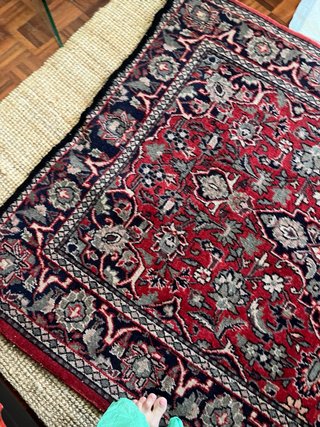 Tappeto Persiano Antico Lana Rosso195x135