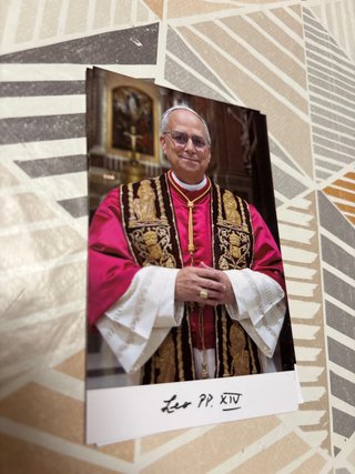 Foto firmada León XIII