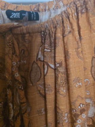 Vestido Zara Naranja Talla L