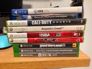 Lote Videojuegos PS4, PS Vita, Xbox 360, One