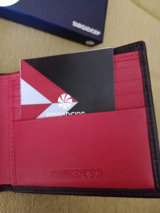 Cartera de piel Sargadelos hombre