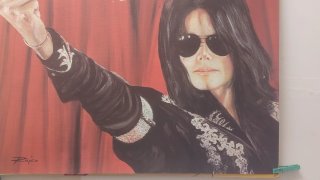 Lámina Grande Michael Jackson - Artista Rajco