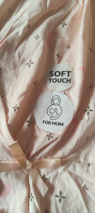 Camisón maternidad rosa