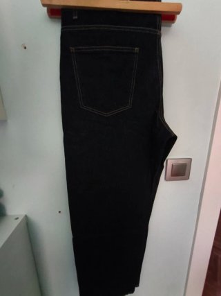 Pantalón vaquero Pull&Bear azul marino T.46