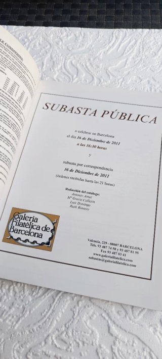 Libro Gran Subasta Sellos Billetes Monedas