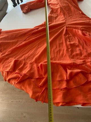 201.-Vestido Sevillana Naranja Talla Única