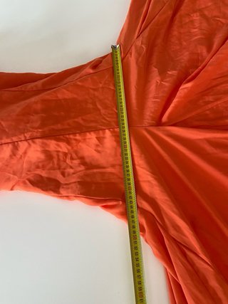 201.-Vestido Sevillana Naranja Talla Única