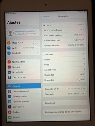 iPad mini 2 Plata