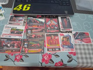 Lote de 11 Cartas F1 Charles Leclerc