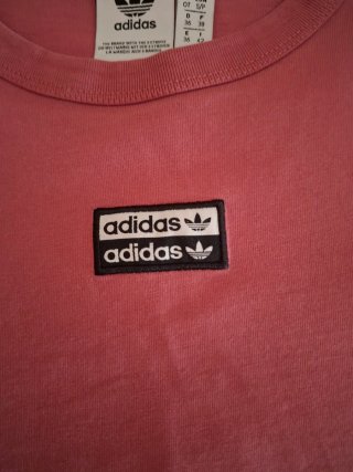 Camiseta Adidas Mujer Manga Corta Rosa