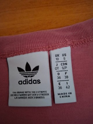 Camiseta Adidas Mujer Manga Corta Rosa
