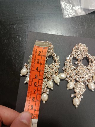 Pendientes grandes boda fiesta brillo elegantes