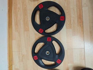 2 discos 20kg 30MM