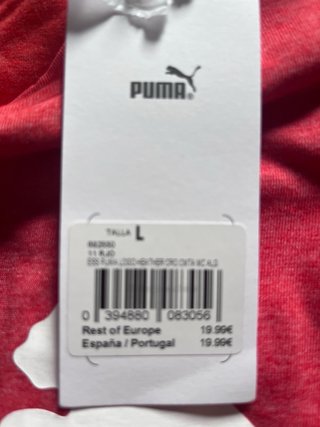 2 Camisetas Puma Talla L Nuevas