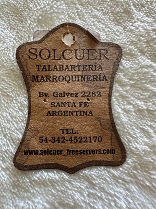 Lote  dos Monederos  marca Solcuer en Cuero Marrón