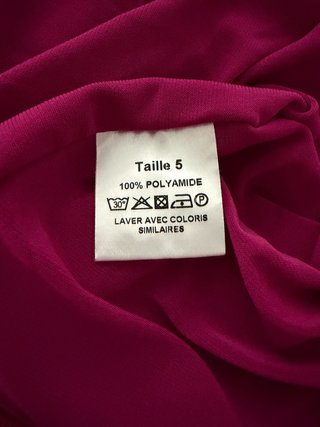Vestido Christine Laure estampado abstracto rosa/