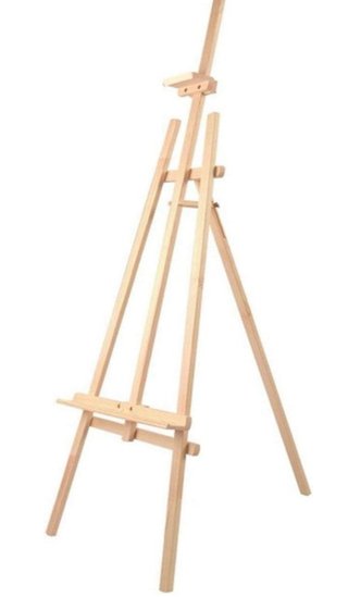 Caballete de madera para pintor