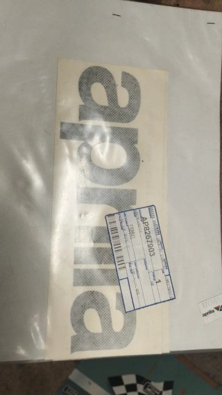 2 Pegatinas Laterales Aprilia SR50