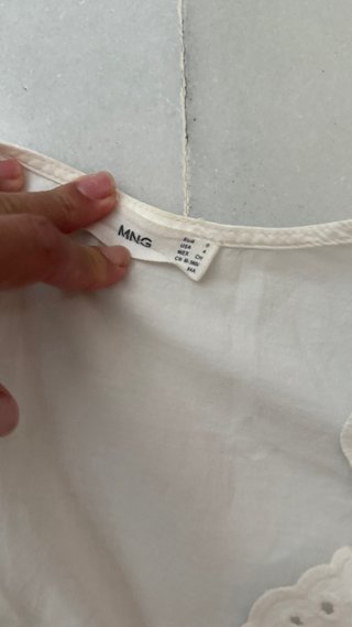 Vestido blanco corto