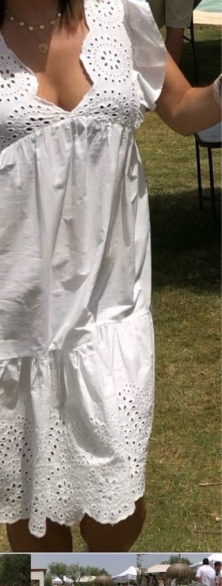 Vestido blanco corto
