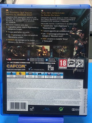 Resident evil 5 HB ps4