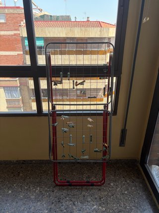 Tendedero plegable metálico