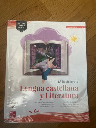 Lengua castellana y Literatura 1.º Bachillerato...