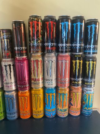 Collezione Latas Monster Energy