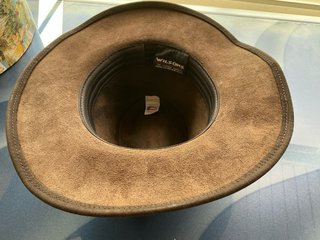 2 Sombreros Piel Indiana Jones color Marrón