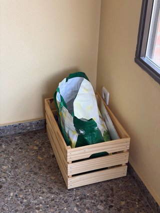 Caja de madera para almacenaje