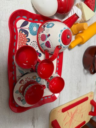 Cocina de Juguete Vintage Rosa .