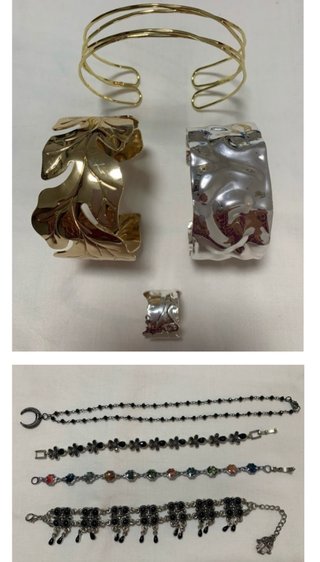 Conjunto de bisutería oro y plata