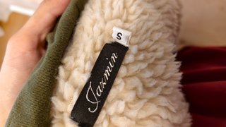 Parka verde con borreguito Talla S