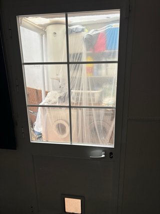 Puerta y ventana aluminio blanco doble cristal