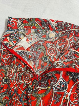 Gonna Asimmetrica H&M fantasia foulard tg XS