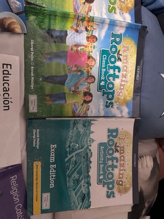 Libros texto 4 primaria, Santillana, Frances