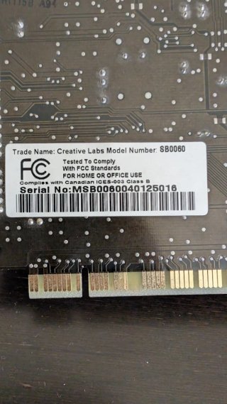 Tarjeta Sonido Creative Sound Blaster Live! 5.1