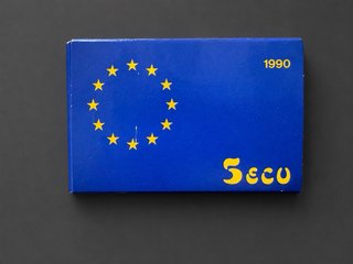 5 ECU 1990 Alfonso X El Sabio Plata 925 FNMT