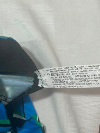 Pantaloni Zara vita alta fantasia geometrica tg S