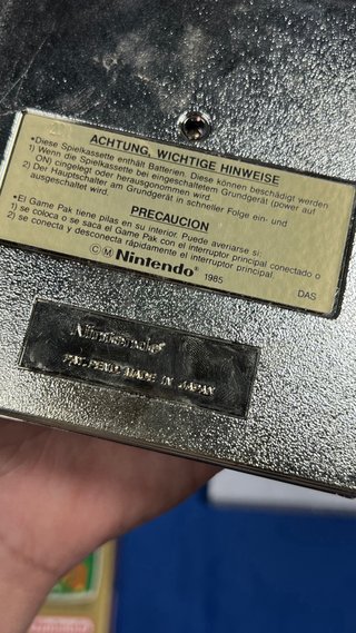 The Legend of Zelda NES (Español) original en caja