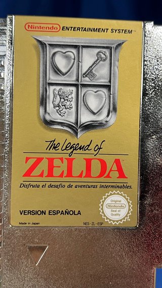 The Legend of Zelda NES (Español) original en caja