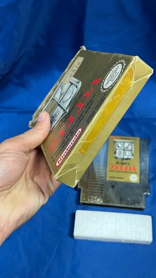 The Legend of Zelda NES (Español) original en caja