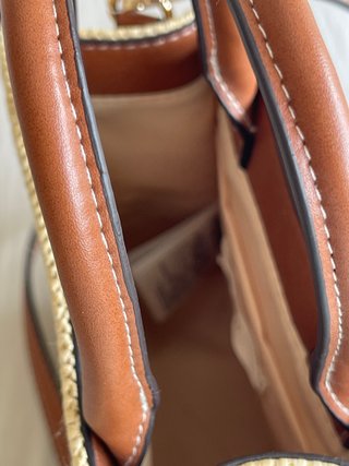 Bolso H&M rafia trenzado