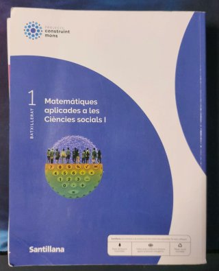 Matemàtiques aplicades a les Ciències Socials 1