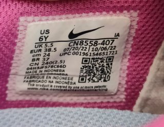 Zapatillas Nike Mujer Gris y Rosa