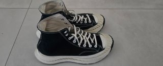Converse All Star nere bianche