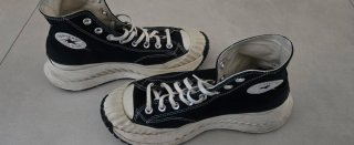 Converse All Star nere bianche