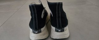 Converse All Star nere bianche