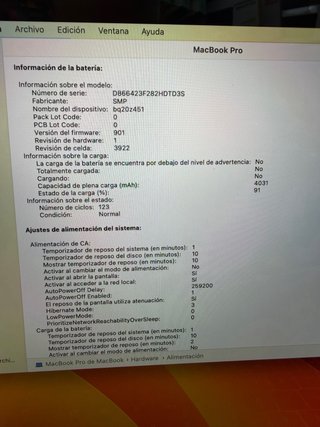 MacBook Pro 13” 2017 Plata
